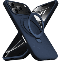 Entronix [Magnetic] Case Compatible with iPhone 17 Pro Max - Soft-Touch Liquid Silicone Gripstand