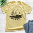 thumbnail image 2 of Kids Sailing Vitamin Sea T-shirt, Youth Kids Boy Girl T-Shirt, Summer Shirt, Sailboat Shirt, Sailing Shirt, Yellow, X-Large, 2 of 4