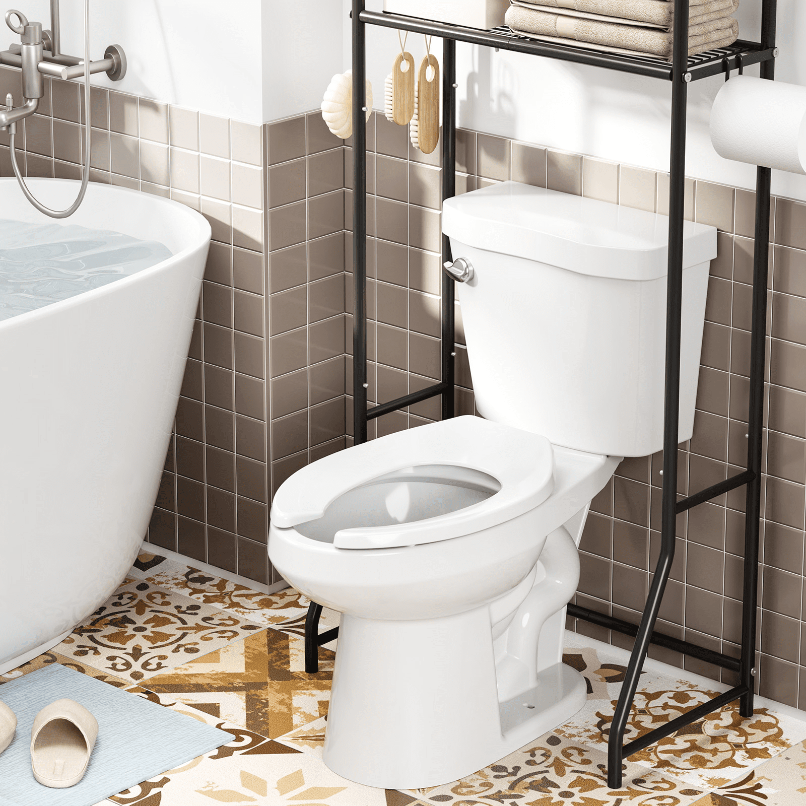 Toilet Seat, Sturdy Elongated Toilet Seat With Soft Close Mechanism, Thickened Durable PP Plastic with Quick Installation Hinge, Easy to Install and Clean, for Most Toilets