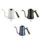 thumbnail image 3 of Matsuzay Contenedor de hervidor de café, olla de agua de acero inoxidable, ollas duraderas para hacer café, práctico termómetro, contenedor de bebidas Juegos de servir café y té Negro Matsuzay HA011202-01B, 3 of 6