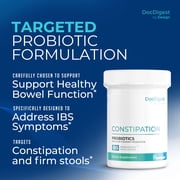 Constipation Relief Probiotics - Constipation Treatment, Men and Women, Once Daily, Doc Digest by Design..