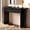 Black | 55.1in Length, variant on OMCHOM 63in Entryway Table Wood Console Table with Storage Drawers, Farmhouse Sofa Table for Living Room, Narrow Hallway Foyer Table Behind Couch for Home Decor(Black)