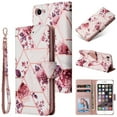 thumbnail image 1 of Compatible with iPhone 8/ 7 Premium Vintage PU Leather Magnetic Closure Case with Strap Flip Cover, 1 of 5