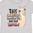 thumbnail image 4 of Inktastic This Llama Doesn't Want Your Drama Cute Llama Boys or Girls Toddler T-Shirt, 4 of 5