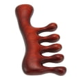 thumbnail image 4 of Peine para el Cabello de Sándalo, Peine de Masaje de Cuero Cabelludo de Madera Portátil de Luz para Oficina Familiary, 4 of 7