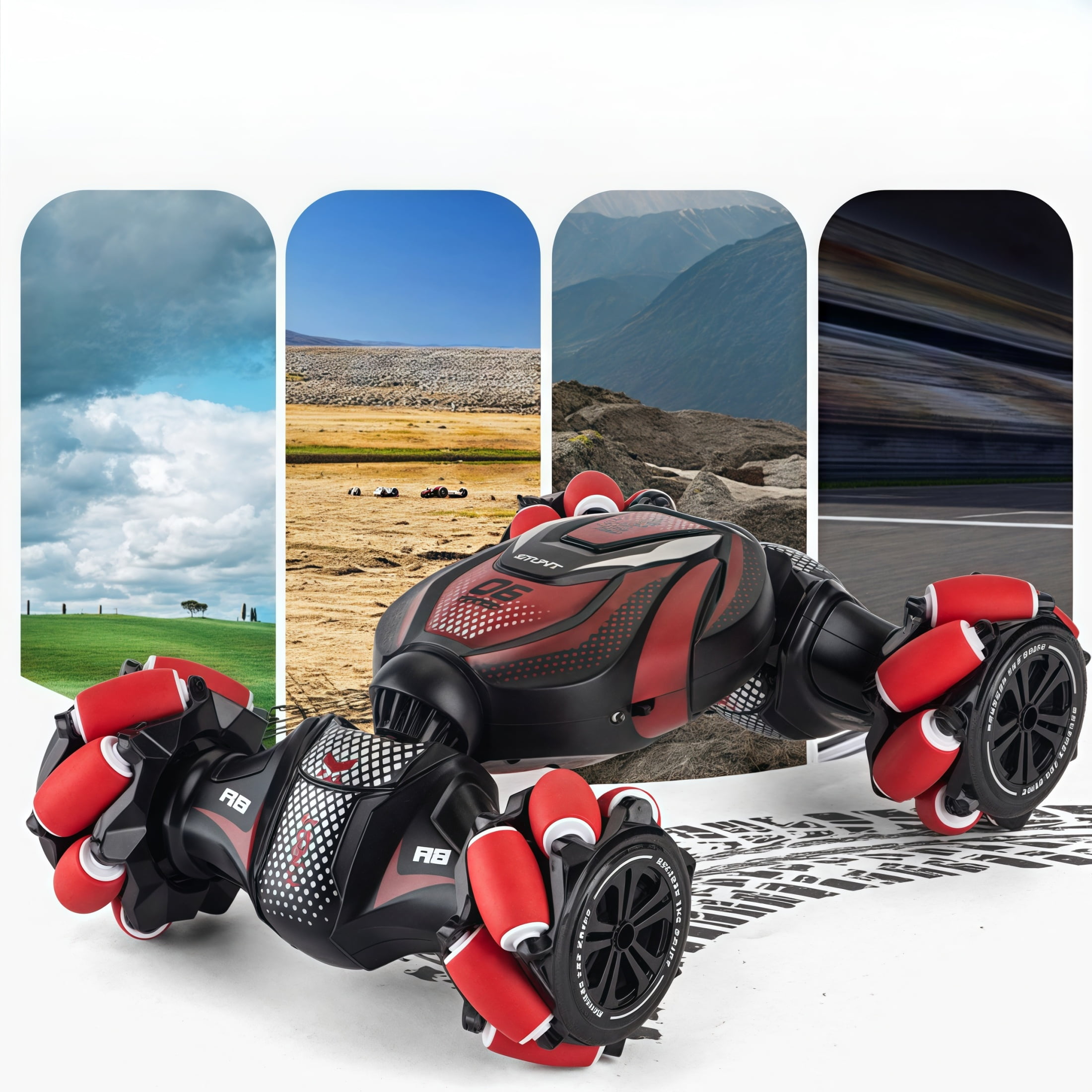 Aofar Gravity Somatosensory Remote Control Stunt Omni-Directional Twist Car - Collectible