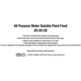 thumbnail image 2 of Fertilome (11722) All Purpose Water Soluble Plant Food 20-20-20 (3 lb.), 2 of 2