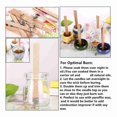 thumbnail image 3 of 100pcs Wood Wicks for Candles, Wood Candle Wicks Wood Wicks with Trimmer Natural for Candle Making DIY Craft, 3 of 6