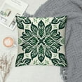 thumbnail image 2 of Creowell French Green Lumbar Cushion Cover Geometric Modern Designer Styles Art Farmhouse Decor Throw Pillow Cover, Cushion Pillowcase For Indoor Outdoor Sofa Bedroom Home Decorative Gifts，Multi-Size, 2 of 5