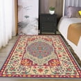 thumbnail image 6 of 1PC Ethnic Region Carpet Local Carpet, Lightweight Washable Easy-to-Tidy Rug Mat Festival Gift, Suitable for Living Room, Bedroom, Dining Room, Office, Balcony, Room Accessones, 6 of 8