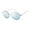 Clear, variant on Women's CC603 Retro UV400 Protective Round Fashion Sunglasses, 57mm