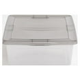 thumbnail image 5 of IRIS 28 Qt. Underbed Plastic Storage Bins with Lids, Stackable Storage Containers, Totes, 6 Pack, 5 of 7