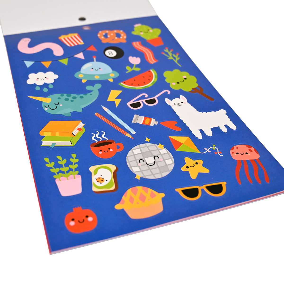 (4 pack) Hello Hobby Multicolor Sticker Book - 12 Themed Sheets for Crafts