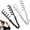 Black & Grey, variant on Texture Comb, Volumizing Fluffy Texture Styling Comb for Men and Women, Wide Tooth Comb Root Lifter Hair Styling Tool for Volume, Fringe Parting & Curly Hair, ABS Plastic (Black)
