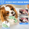 thumbnail image 4 of BEMS-1 juguete verde para mascotas, pantuflas para masticar, dientes para perros,, 4 of 5