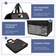 thumbnail image 3 of Drink Carrier Bag 6-Cup, Insulated Reusable Caddy with Foldable Handle, Felt Drink Holder Bag for Car and Delivery, Dark Gray, 3 of 9