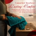 thumbnail image 3 of RIVERSIDE 8 Piece Towel Set, Soft Absorbent Cotton Towels for Home & Spa - Teal, 3 of 9
