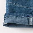 thumbnail image 4 of Otqutp Summer Shorts Toddler Boys Boys' Denim Hole Elastic Waist Short Five Pants Children Baby Korean Fashion Shorts with Pocket(B-A,12-18 Months), 4 of 5