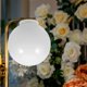 thumbnail image 1 of WEUVEB White Outdoor Acrylic Lamp Shade Spherical Light Cover Decorative and Practical, 1 of 8