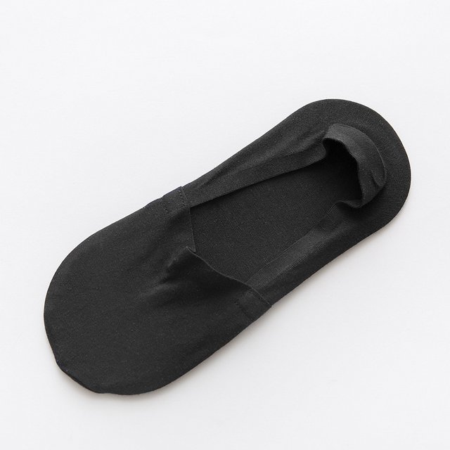 5 Paires de Chaussettes Invisibles Antidérapantes pour Homme, Coupe Basse, Antidérapantes pour Orteils et Chevilles