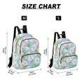 thumbnail image 2 of FORMRS Mini Backpack Purse for Women Travel Daypack Casual Shoulder Bag, Blue Floral, 2 of 7