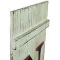 thumbnail image 5 of Northlight 47.5" Red Buffalo Plaid Wooden Noel Christmas Porch Board Sign Decoration, 5 of 6