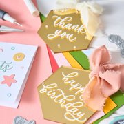 Sizzix Dies Common Greetings Thinlits Die Set by Letters by Shells, 12PK