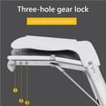 thumbnail image 1 of Snake Tongs Stainless Steel Heavy Duty Three Holes Locks Steel Heavy Duty Protection Garbage Clip Adjustment Dual Sides Anti-snkae Clips Type 8, 1 of 9