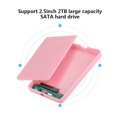 thumbnail image 2 of Ccdes SSD Enclosure USB 3.0, SSD Case External,2.5inch SATA SSD External Enclosure USB 2.0 Hard Drive Case, 2 of 8