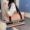 thumbnail image 3 of Bolsa de viaje,Bolsa de fin de semana,Bolsa de mano de lona impermeable para gimnasio,Bolsas de viaje para llevar durante la noche para mujeres con bolsillo húmedo en la funda del carrito,Bolsas de, 3 of 5