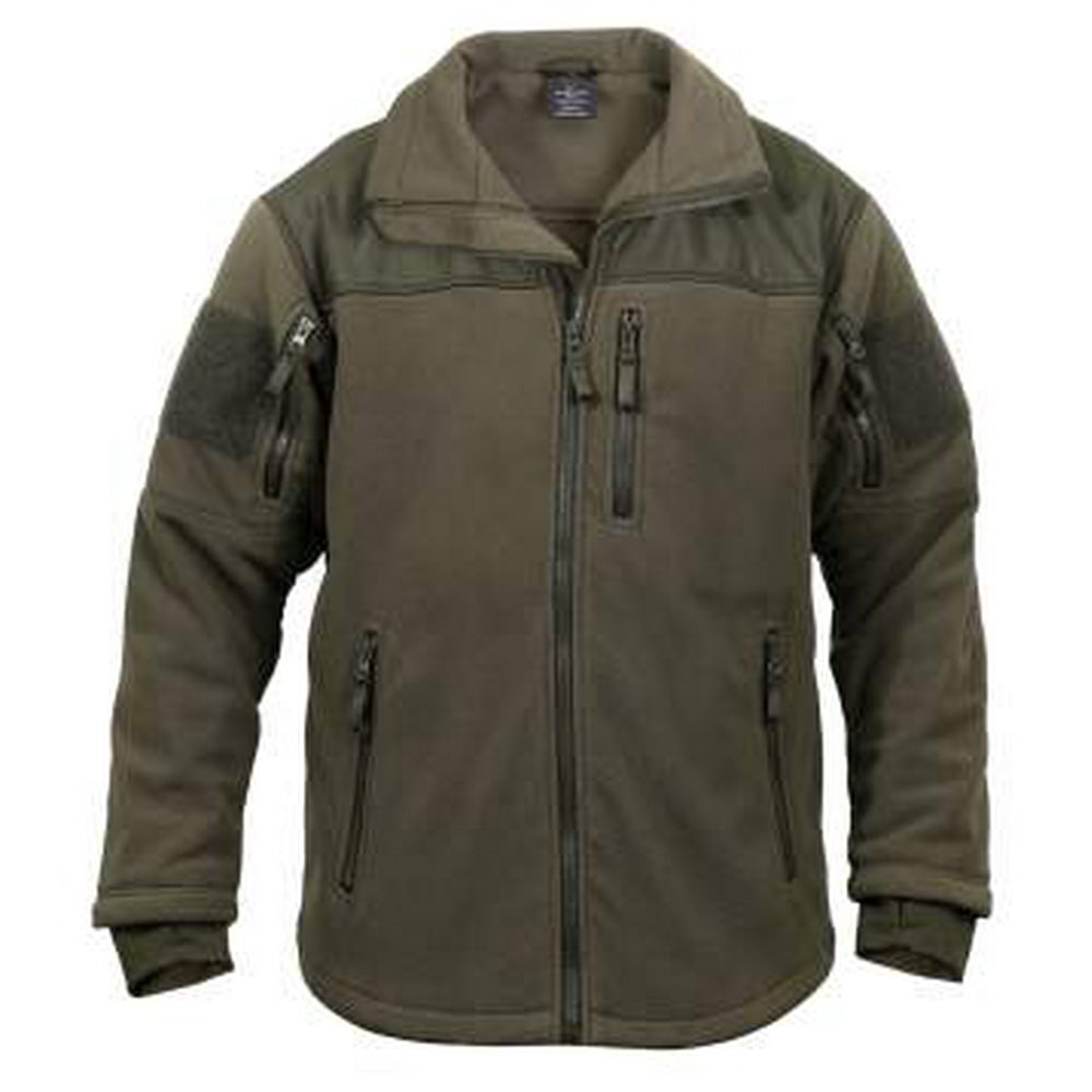 Rothco - Rothco Spec Ops Tactical Fleece Jacket, Olive Drab, M ...