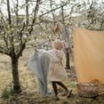 thumbnail image 5 of Mushie Muslin Baby Swaddle Blanket | 100% Organic Cotton (Roman Green), 5 of 5
