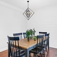 thumbnail image 4 of Oaks Aura 4-Light DIY Shape Chandelier Geometric Adjustable Height Pendant Light, 4 of 11