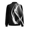 thumbnail image 5 of Ftwytp Zip Up Jacket Women Gym Fleece Sweatshirt Oversized Sports Workout Runing Baseball Coat Long Sleeve Color Blocked Casual Loose Sweater, 5 of 5