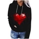 thumbnail image 1 of ICHUANYI Liquidación Sudaderas con Capucha para Mujer Sudaderas Sueltas De Moda Manga Larga Estampado Lindo Patchwork Sudadera con Capucha Ropa De Otoño con Bolsillo ICHUANYI WER202308246239, 1 of 5