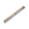 Proline Brush Hardwood Block Floor Broom Head, 2 1/2" Polypropylene Bristles, 36", Gray