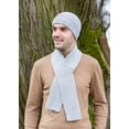 thumbnail image 2 of SAOL Mens Wool Ribbed Knit Aran Scarf Soft and Super Warm Muffler from Ireland, 2 of 4