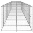 thumbnail image 2 of vidaXL Chenil Extérieur en Acier Galvanisé 29,04 M2, 2 of 4