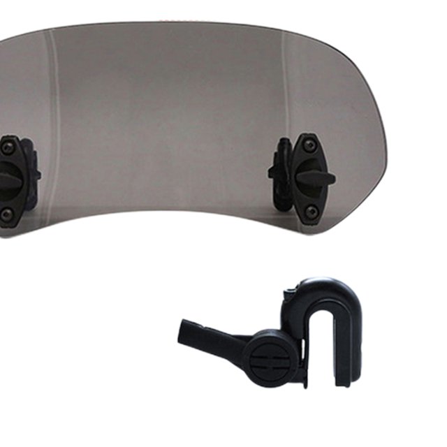 Parabrisas de vidrio universal, espejo de pantalla de lluvia ajustable, piezas modificadas para motocicleta Ndcxsfigh Accesorios para autos y motos
