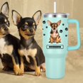 thumbnail image 4 of Chihuahua Gift for Dog Owner,40oz Chihuahua Tumbler with Handle Insulated Reusable Stainless Steel Travel Water Bottle (Color 2), 4 of 6