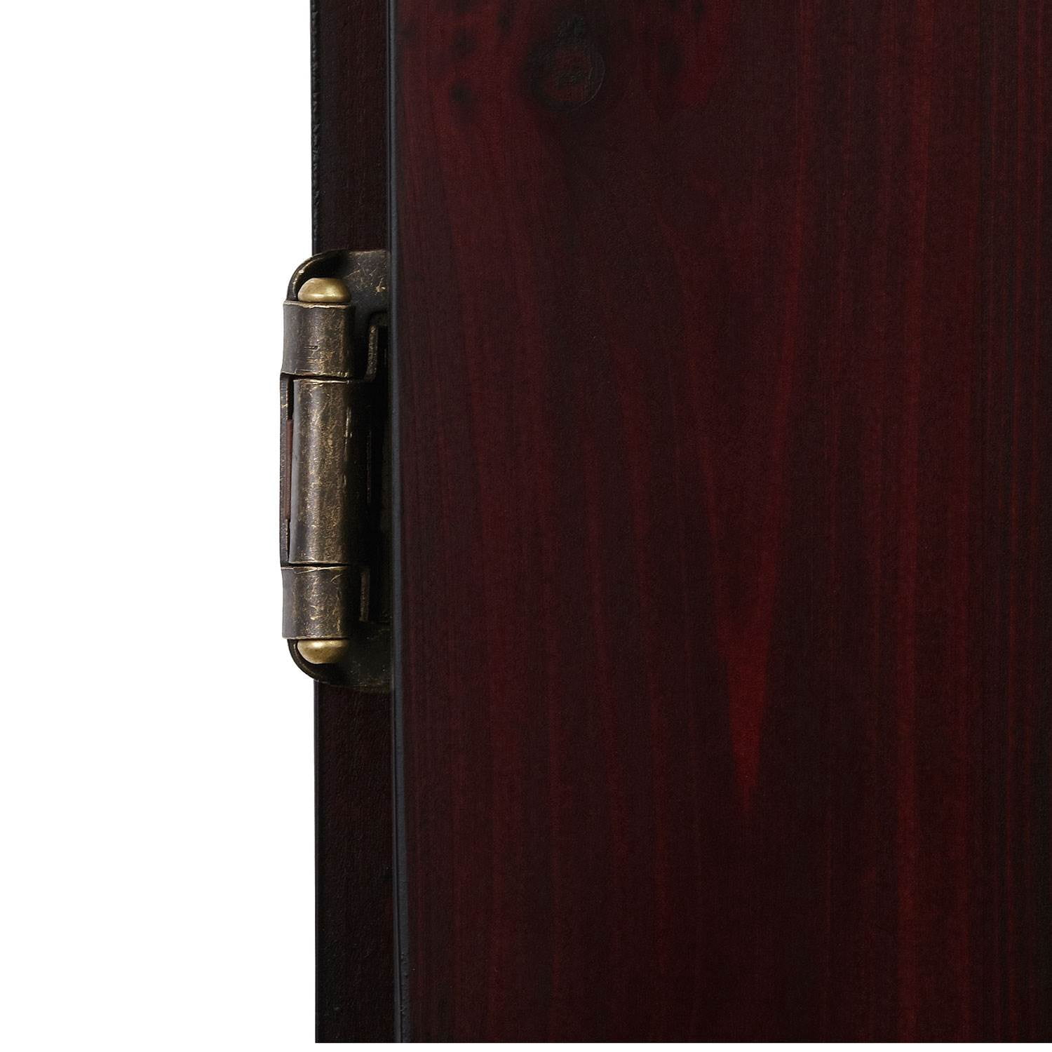 Viper Mahogany Finish Metropolitan Sisal Bristle Steel Tip Dartboard Cabinet
