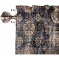 thumbnail image 5 of Valances for Windows, Ethnic Tribal Turkish Retro Flower Abstract Geometric Kitchen Window Valances Rod Pocket Valances Curtains for Living Room Bathroom 54 x 18 Inch, 1 Panel, 5 of 6