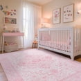 thumbnail image 2 of Machine washable carpet for living room 4x6 Area Rugs - Ultra-Thin Washble Rug, Stain Resistant Anti Slip Backing Rugs for Living Room,Bedroom, Vintage Home Decor Area Rug Father's Day, 2 of 11