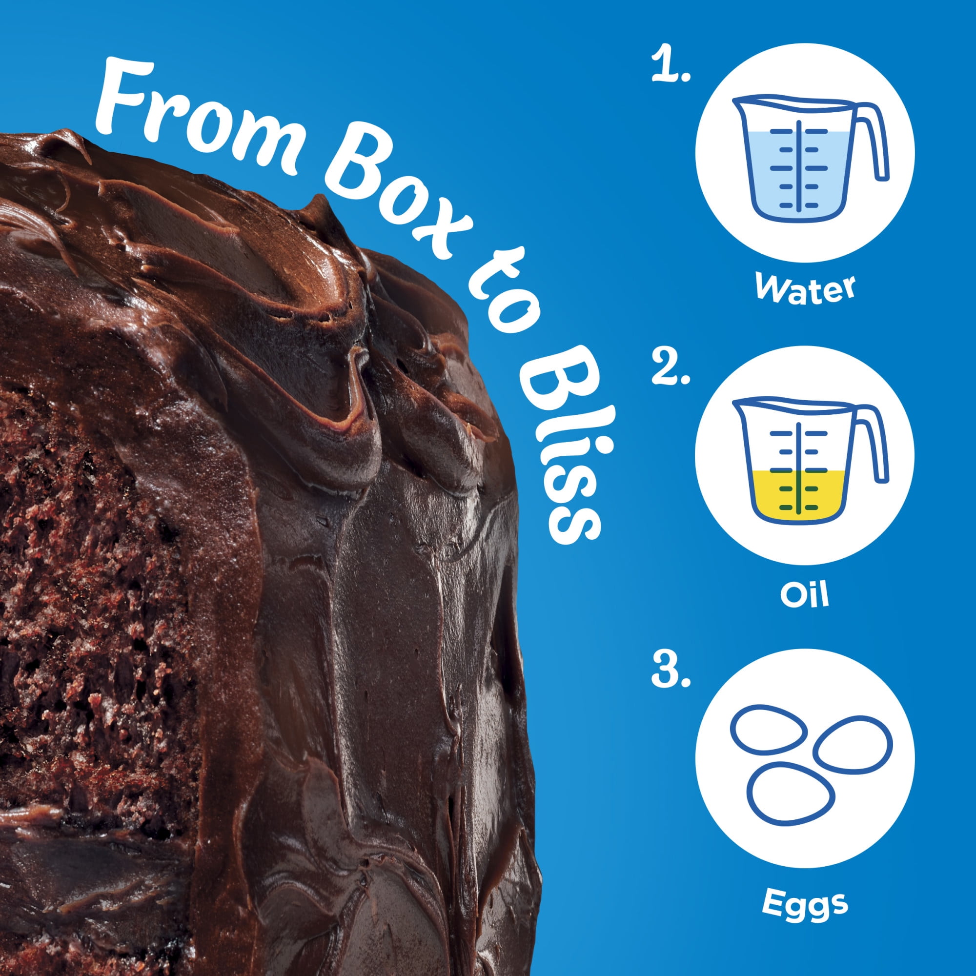 Pillsbury Moist Supreme Chocolate Cake Mix, 15.25 oz Box