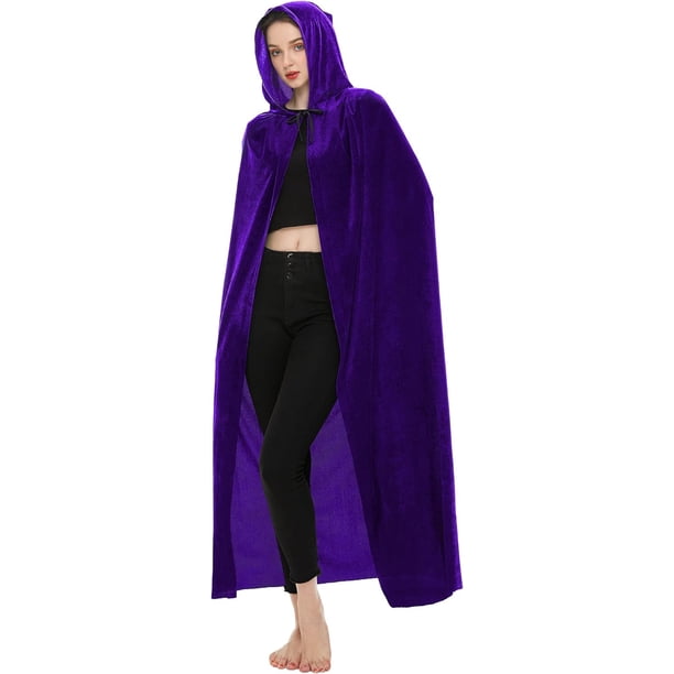 Capa Blanca Con Capucha Knelor Capa De Terciopelo Con Capucha, Para Niños, Disfraz Capa Mama Noel