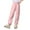 Pink, variant on Posijego Kids Girls Cargo Pants Elastic High Waist Casual Joggers Lightweight Sweatpants with Pockets