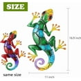 thumbnail image 2 of LILIANG Metal Gecko Wall Decor,Large Wall Gecko Decor for Outdoor Wall Art and Fence Decorations, 2 of 4