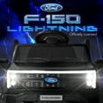 thumbnail image 3 of Best Choice Products Kids 12V Ride On Car Officially Licensed Ford Lightning Truck w/ Remote, LED Lights - Black, 3 of 9