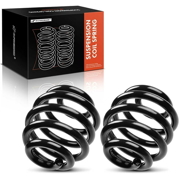 A-Premium Suspension Coil Springs Compatible with Audi TT Quattro 8N3 2001-2006 Coupe and with Sports Suspension Only Rear Left and Right 2-PC Set