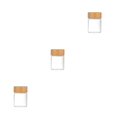 thumbnail image 1 of Guardoinrt Bouteille en Verre Scellée Position de Trou Réglable Pots à Épices Anti-Humidité Bonne Fraîcheur d'Assaisonnement 47*60 60ml 3ensemble, 1 of 6